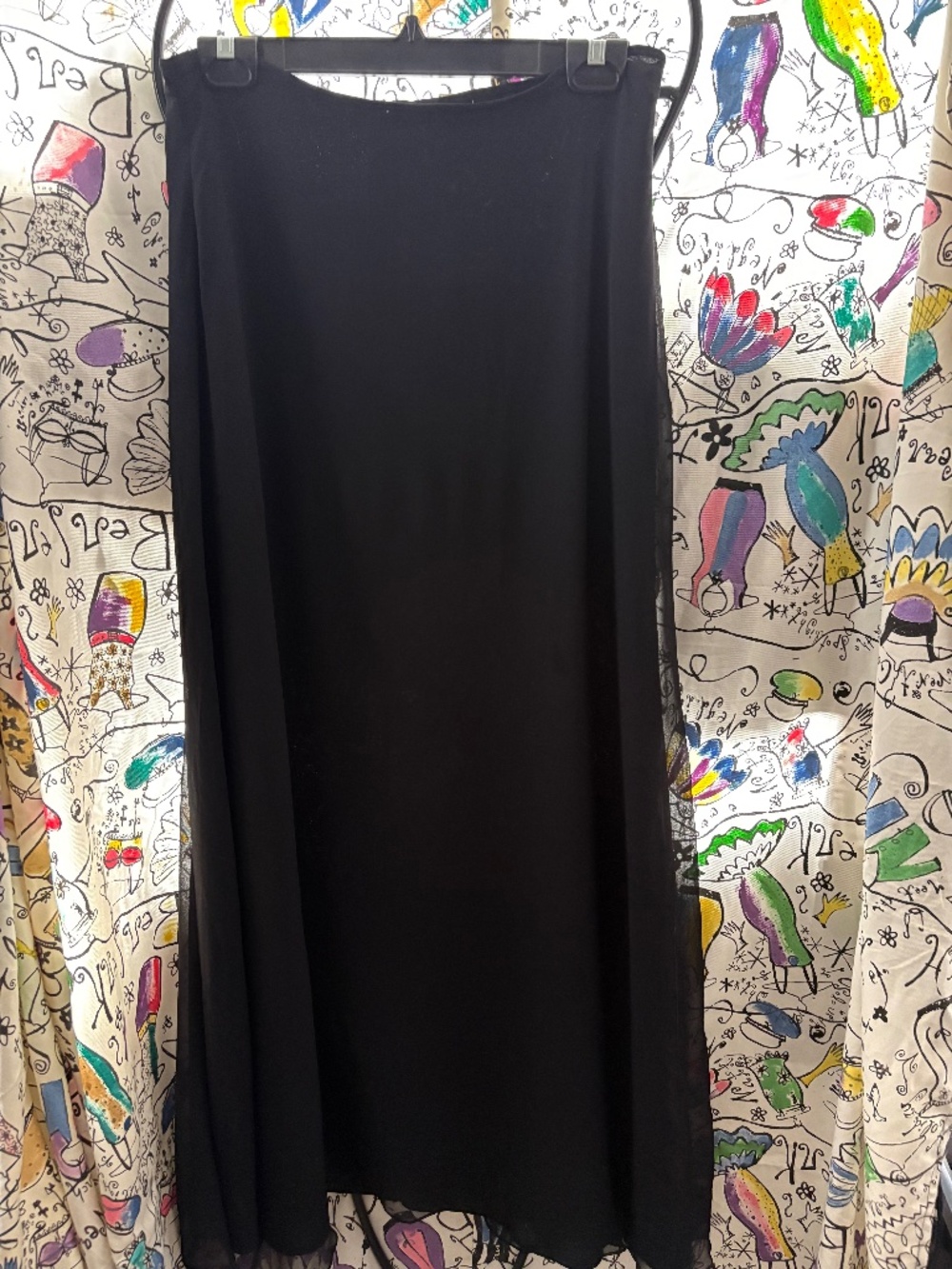 Laurence  Kazar 100% maxi evening skirt